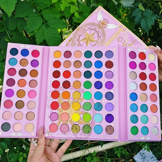 Boutique 96-Color Eyeshadow Palette – Shimmer, Matte & Neon Stage Colors