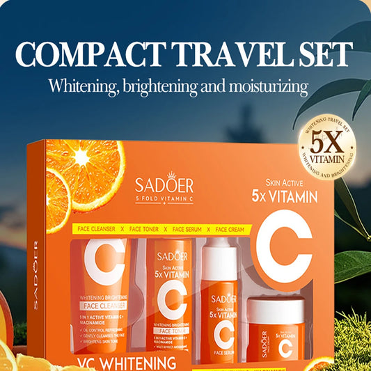 Vitamin C Travel Skincare Set – 5pcs