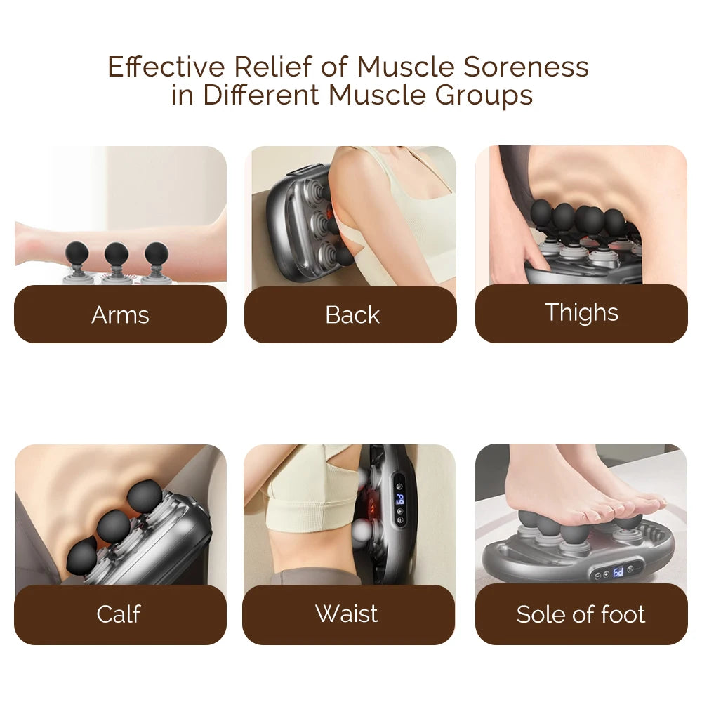 12 Massage Heads Massage Gun – Deep Tissue Muscle Massager
