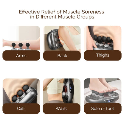 12 Massage Heads Massage Gun – Deep Tissue Muscle Massager