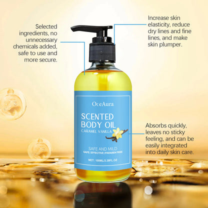 Vanilla Body Massage Oil – Relax & Nourish