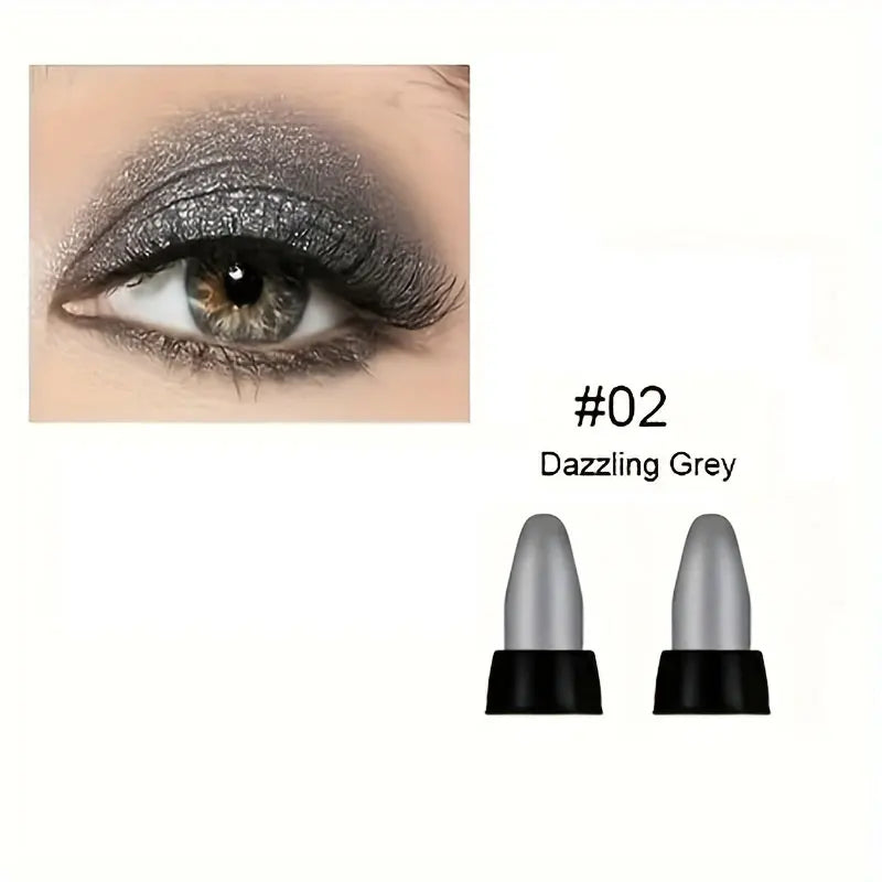 16-Color Pearlescent Eyeliner – Glitter Waterproof Long-Lasting Eye Makeup
