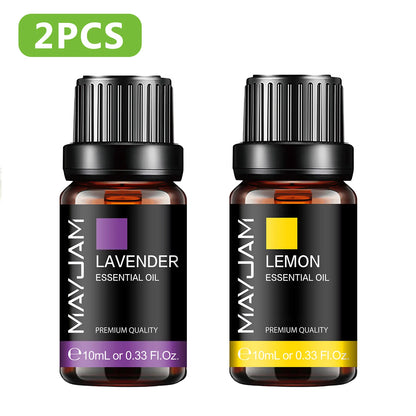MAYJAM Essential Oils Set – Citronella, Jasmine, Eucalyptus, Sweet Orange & More