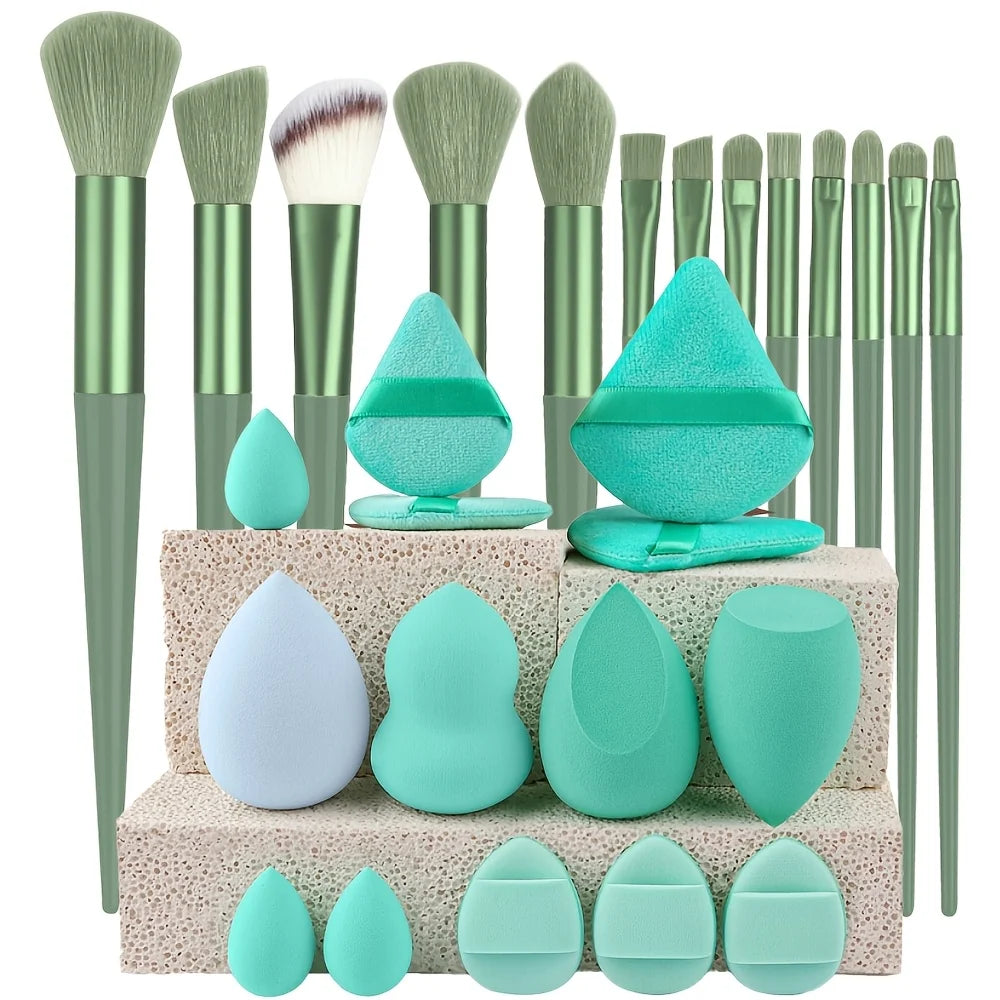 8-29Pcs Professional Makeup Brush Kit – Soft Eyeshadow & Foundation Brushes