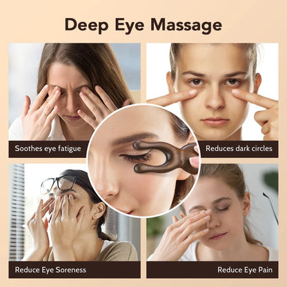 Sandalwood Facial Lifting Meridian Comb – Gua Sha Massager