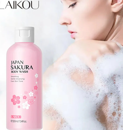 LAIKOU Sakura Shower Gel – Moisturizing & Long-Lasting Fragrance