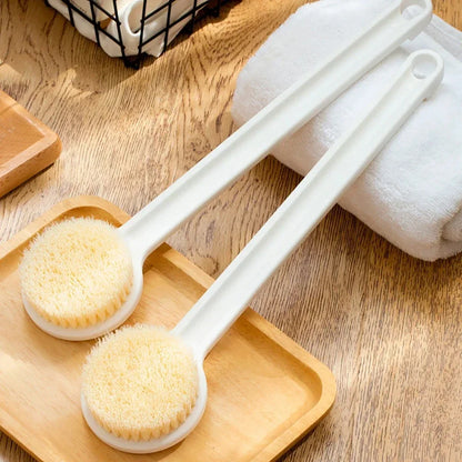 Long Handle Back Brush – Soft Bristle Shower & Body Exfoliating Scrubber