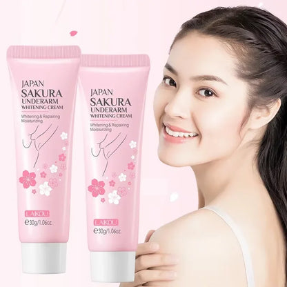 Laikou Sakura Whitening Cream – Underarm, Knee & Dark Skin Care