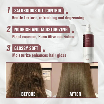 Karseell 500ml Argan Oil Shampoo – Herbal Extract Moisturizing & Smoothing Shampoo for Dry, Damaged Hair