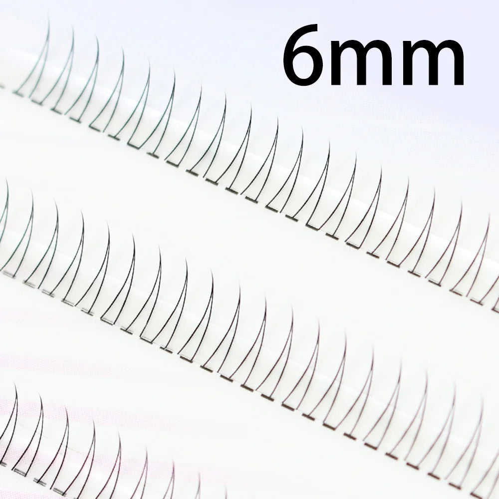 J Curl V-Shape Black Under Eyelashes – Natural Soft Manga Bottom Lash Clusters