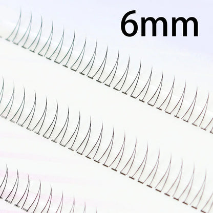 J Curl V-Shape Black Under Eyelashes – Natural Soft Manga Bottom Lash Clusters