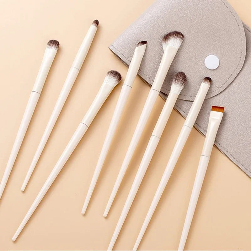 5/6/8/10pcs Natural Eye Makeup Brush Set – Ultra Soft