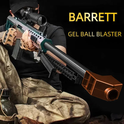Gel Toy Gun Blaster Automatic, Electric Splatter Ball Toy Gun With Glasses, Fun Shooting Games(Without Water Bead)