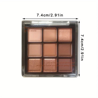 Mocha Chocolate 9-Color Eyeshadow Palette