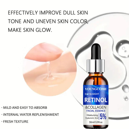 Retinol Cream & Serum Combo Set – Anti-Wrinkle, Skin Repair & Elasticity Booster