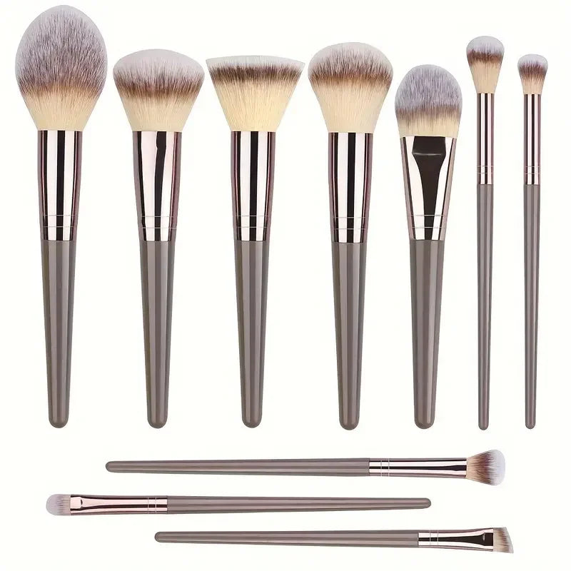 3-20PCS Makeup Brush Set – Eyeshadow, Foundation & Blush with Storage Box