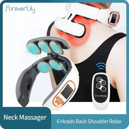 6 Heads Smart Neck & Back Massager