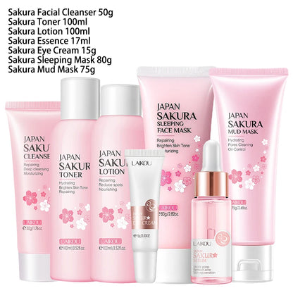Sakura 9pcs Korean Skincare Set