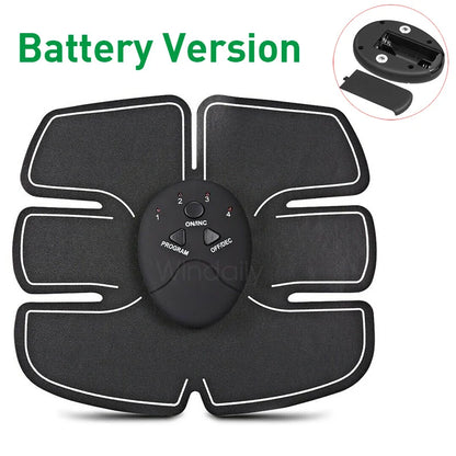 Wireless EMS Muscle Stimulator – ABS & Hip Trainer Body Slimming Massager