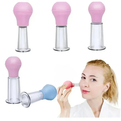 Facial Massage Vacuum Cups – Anti-Cellulite Rubber Cupping Set