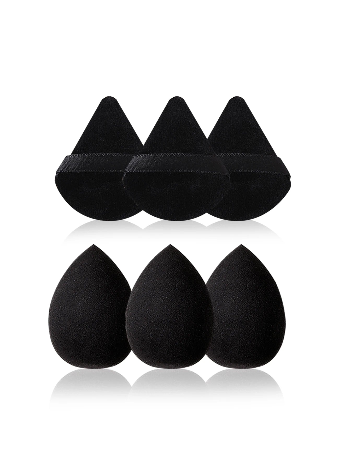 Black Professional Makeup Brush Set – Soft Foundation, Blush & Eyeshadow Brushes