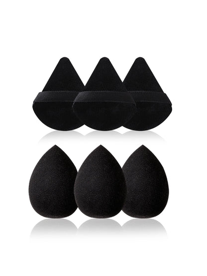 Black Professional Makeup Brush Set – Soft Foundation, Blush & Eyeshadow Brushes