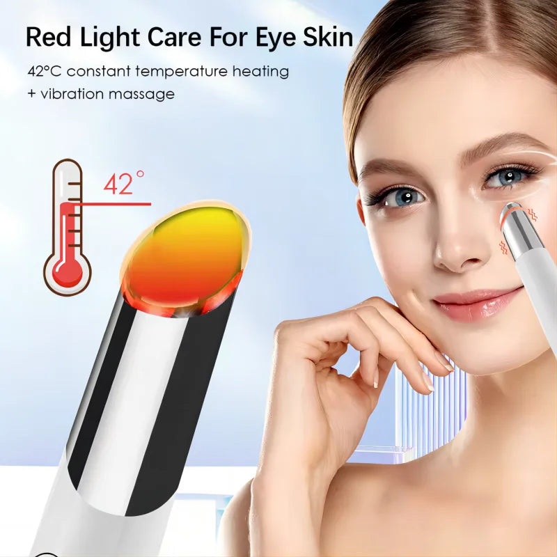 5 in 1 Eye Beauty Device – LED Red Light Therapy Massager Wand