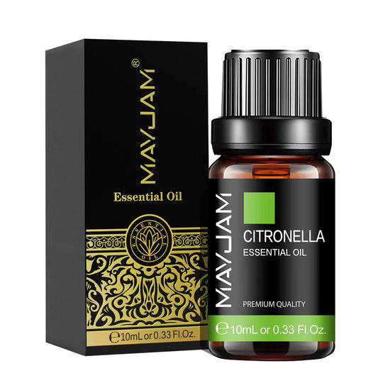 MAYJAM Essential Oils Set – Citronella, Jasmine, Eucalyptus, Sweet Orange & More