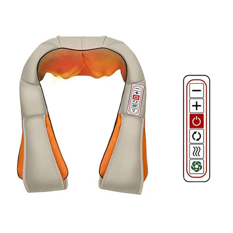 Vehicle & Home Full Body Massage Shawl with Heat Therapy