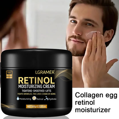 Men's Retinol Face Moisturizer – Anti-Wrinkle, Pore Minimizer & Brightening Cream