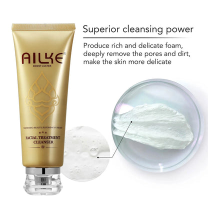 AILKE Amino Acid Cleanser: Whitening, Dark Spot Removal & Oil Control