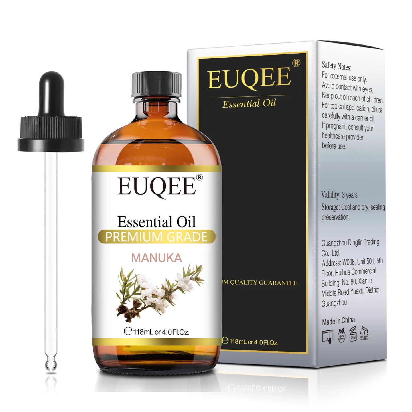 EUQEE 4oz Essential Oil – Aromatherapy, Diffuser & Candle Making