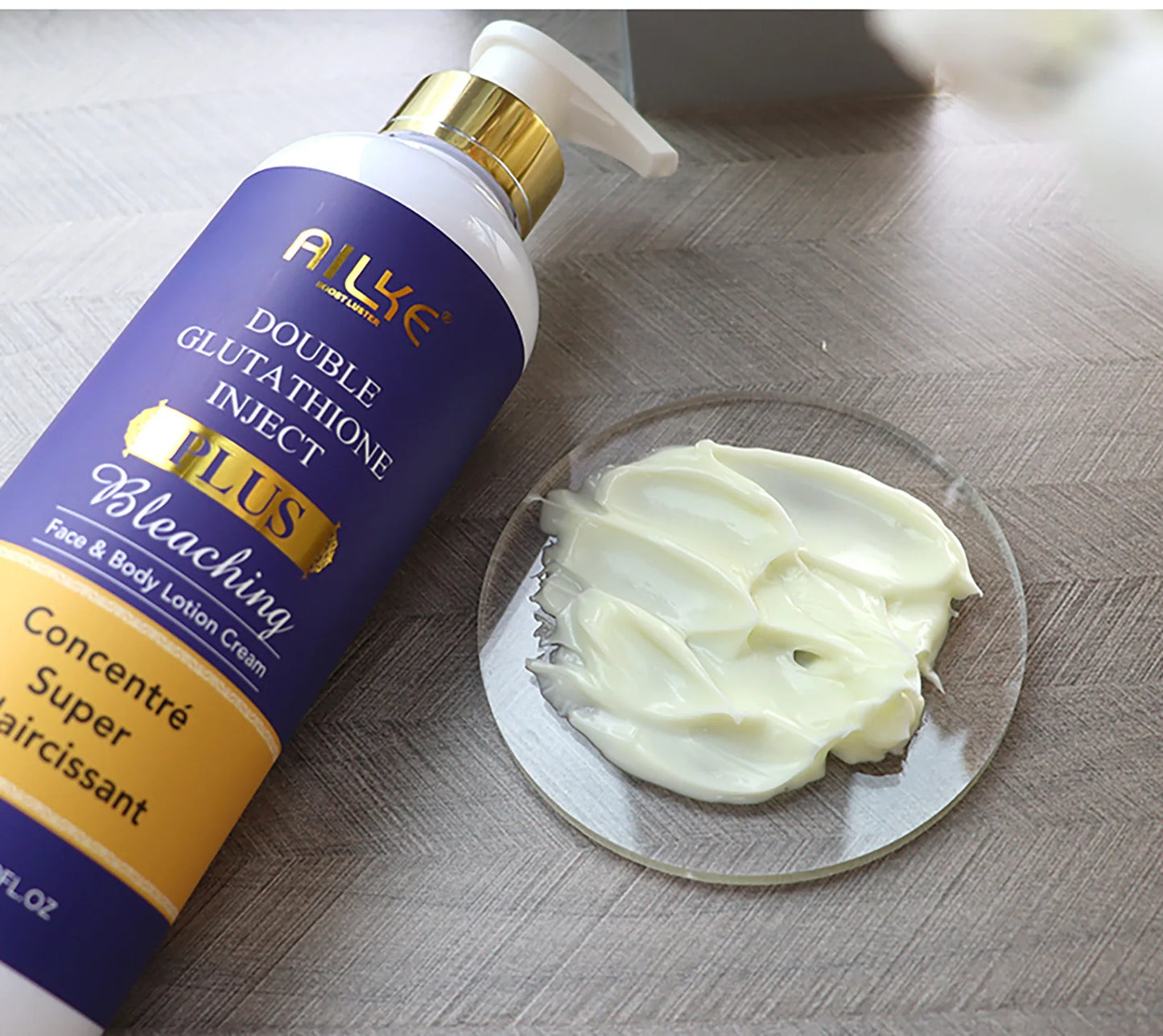 AILKE Double Glutathione Anti-Aging Set | Whitening Serum & Lotion for Dark Spots, Fine Lines & Uneven Skin
