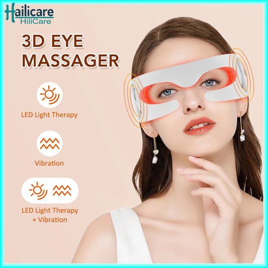 Vibration Eye Massager – LED Light Therapy Anti-Aging Eye Care