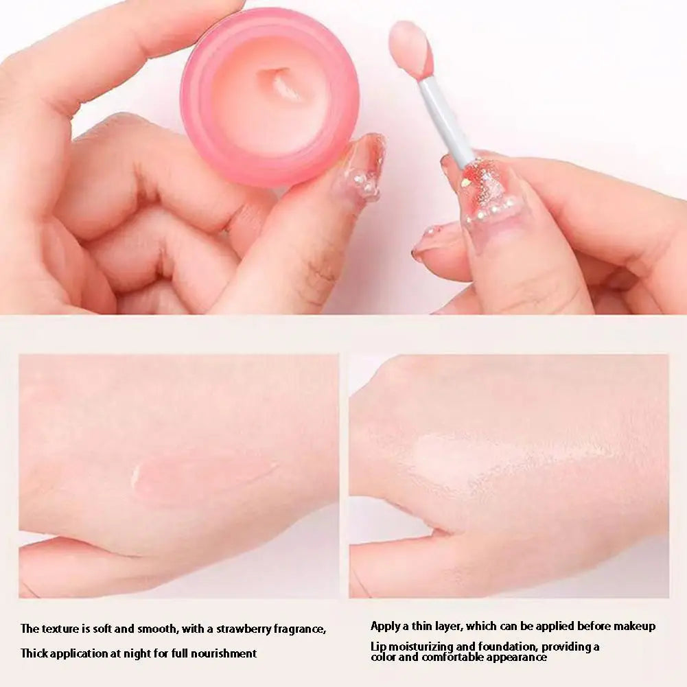 Jelly Lip Balm with Fruity Fragrance – Moisturizing Lip Gloss & Lip Care Mask