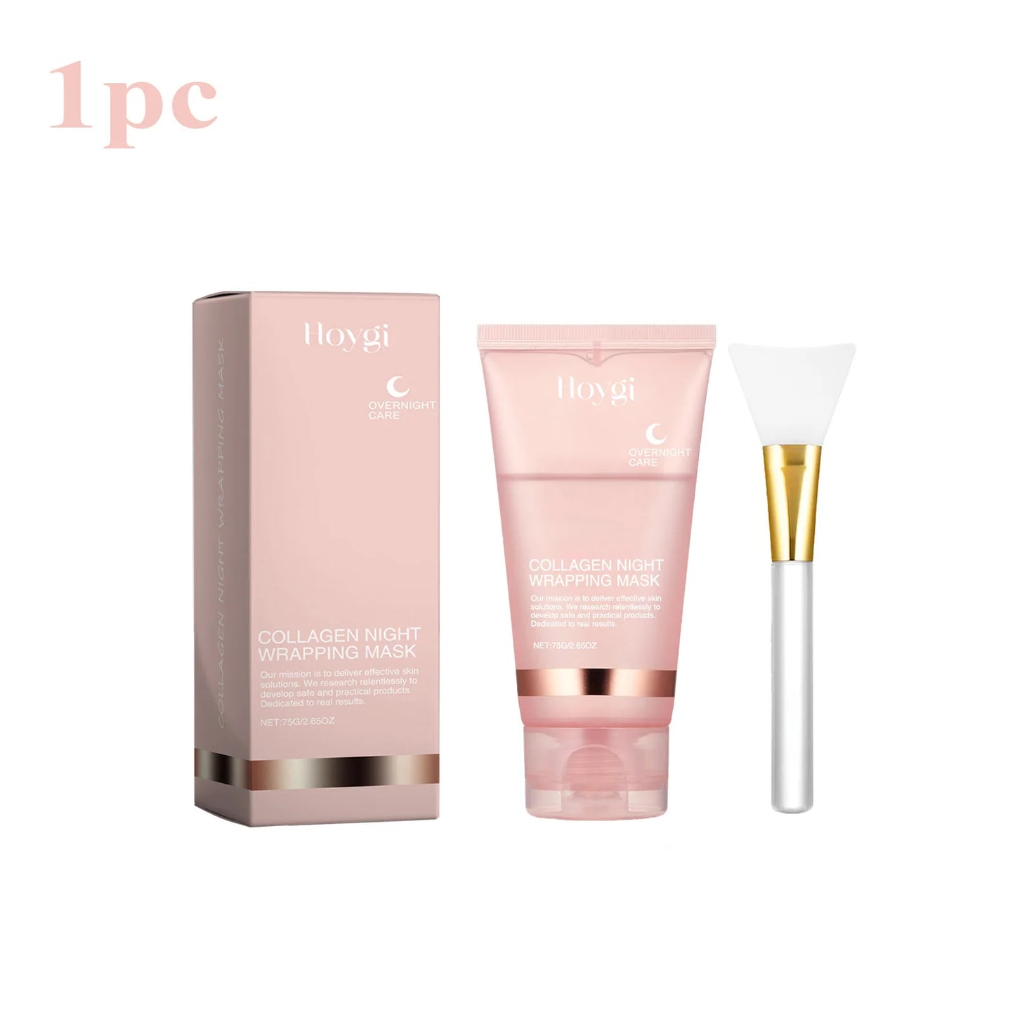 Collagen Overnight Peel-Off Facial Mask Set – Deep Hydration Night Care Korean Mask