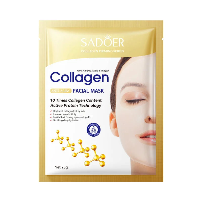 Collagen Facial Mask – Anti-Wrinkle & Moisturizing Skin Care (10PCS)