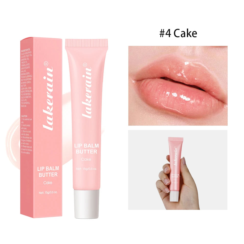 Summer Lip Balm & Moisturizing Lip Gloss – Transparent Lip Oil with Vanilla, Mint & Iced Coffee Scents