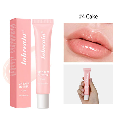 Summer Lip Balm & Moisturizing Lip Gloss – Transparent Lip Oil with Vanilla, Mint & Iced Coffee Scents