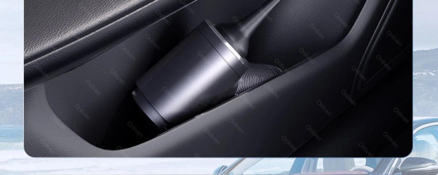 SZUK 98000PA Mini Car Vacuum Cleaner Powerful Cleaning Machine Strong Suction Handheld for Car Home Portable Wireless Cleaner