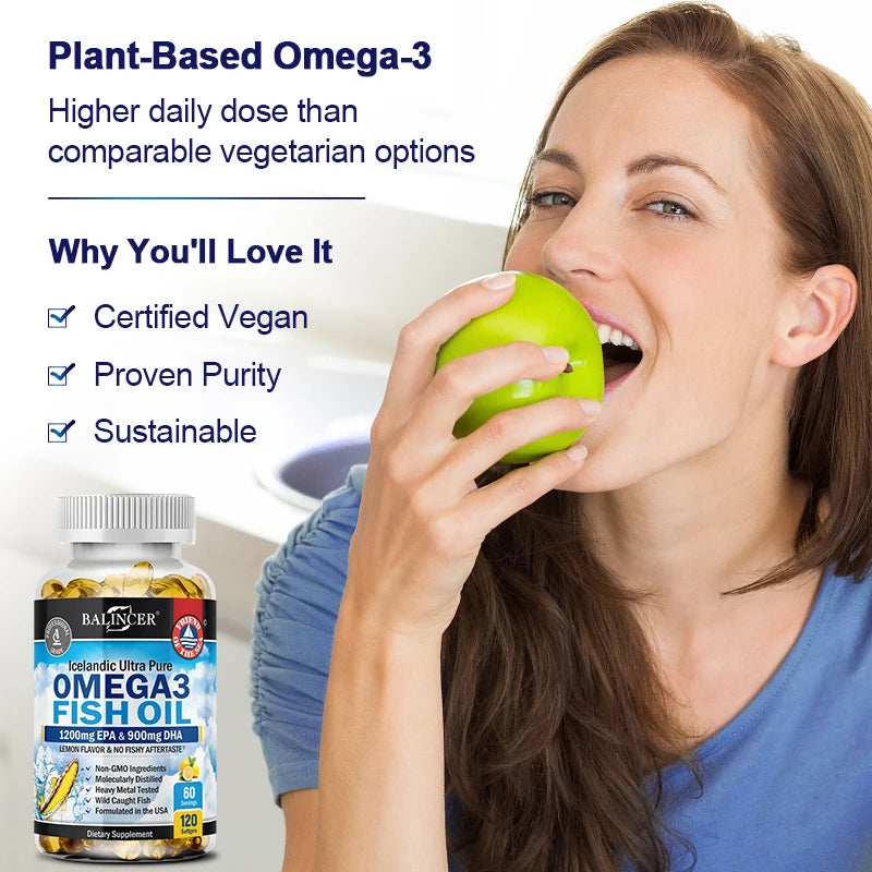 Omega-3 Fish Oil 120 Caps – EPA & DHA