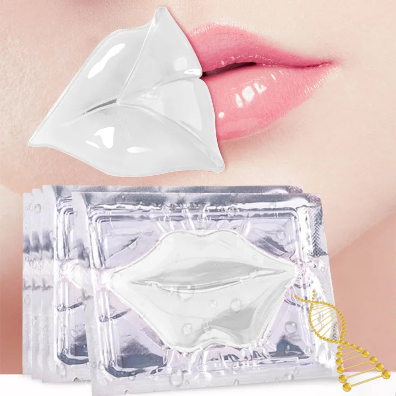 5pcs Crystal Collagen Lip Mask – Moisturizing, Plumping & Nourishing Lip Patches