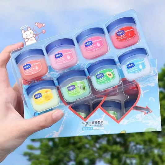 4/6/8pcs Moisturizing Lip Balm Set – Natural Plant Base, Whitening & Nourishing Lip Care