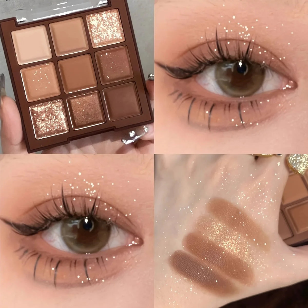 Mocha Chocolate 9-Color Eyeshadow Palette