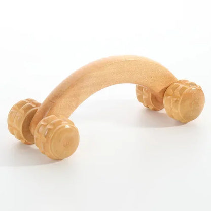 Wood Back Massage Roller Rope – Cellulite & Pain Relief Tool