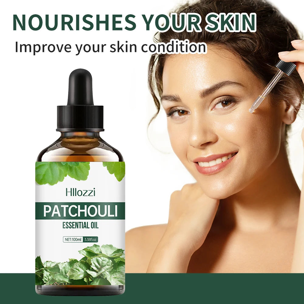 Patchouli Essential Oil – Aromatherapy & Massage Oil | Moisturizing, Nourishing & Hydrating Skin Care