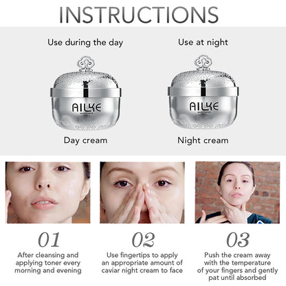 AILKE Brightening Cream: Centella, Caviar, Anti-Wrinkle & Anti-Aging