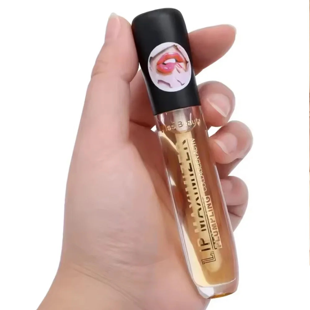 Fast Volumising Lip Plumper Serum – Moisturizing Sexy Lip Oil Gloss for Fuller Lips