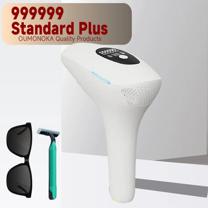 Permanent Laser Hair Removal Bikini Women's IPL Depilator & Men's Shaver