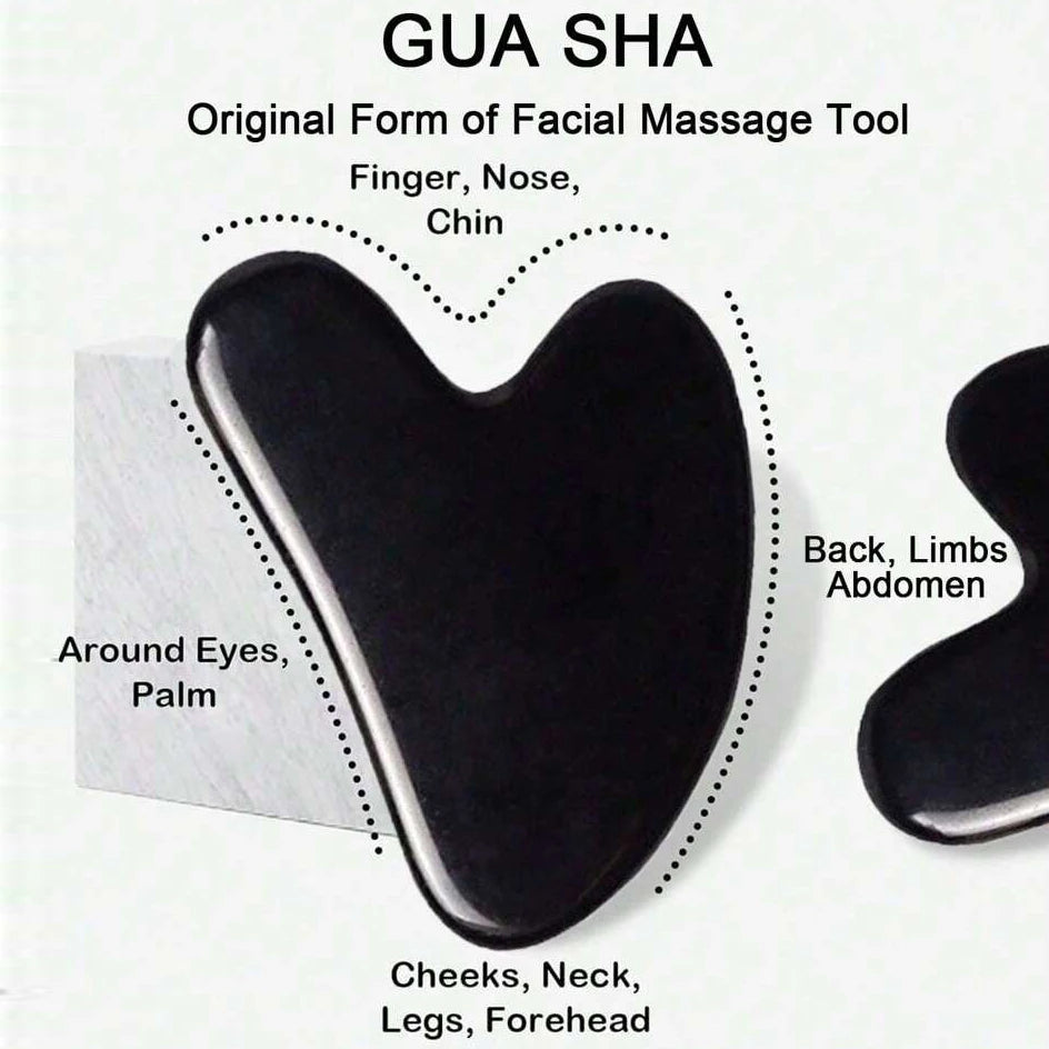 Facial Skincare Ice Roller & Gua Sha Face Tool for Lifting, Contouring & Massage